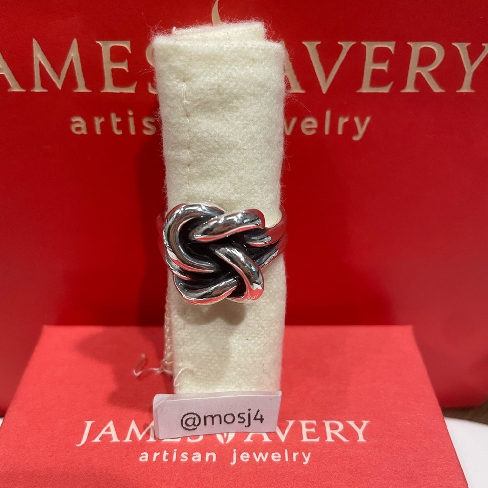 Retired James Avery Bold Wide Lover’s Knot Ring